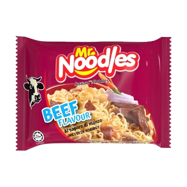 Beef Flavour Mr. Noodles