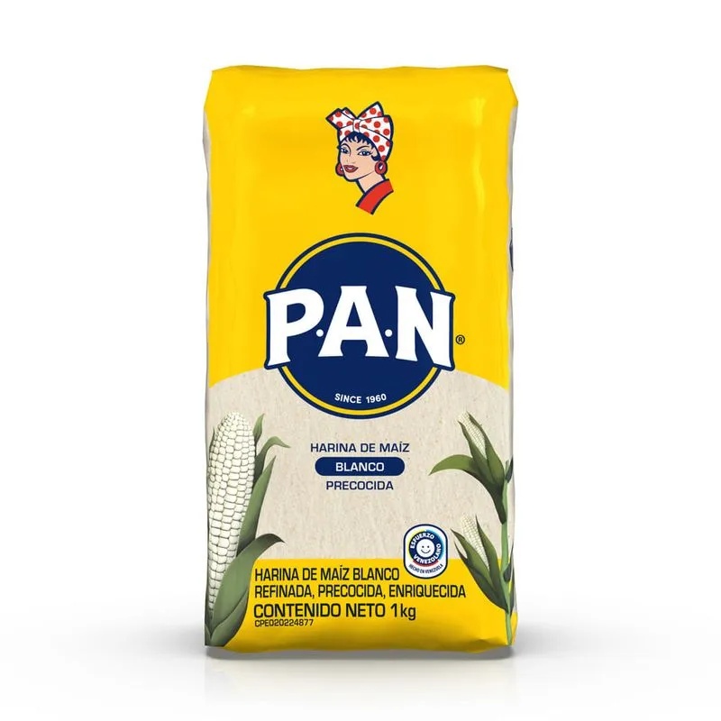 Harina De Maiz Blanco PAN 1kg