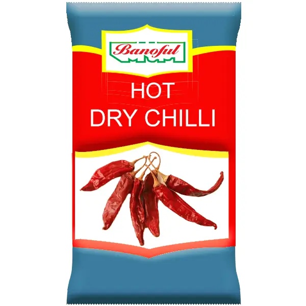 Hot Whole Dry Chilli Banoful 100g