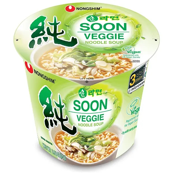 Soon Veggie CUP Noodle Nongshim 112g