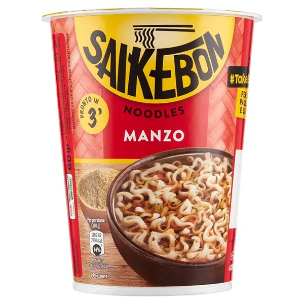 Manzo Noodles Saikebon 60g