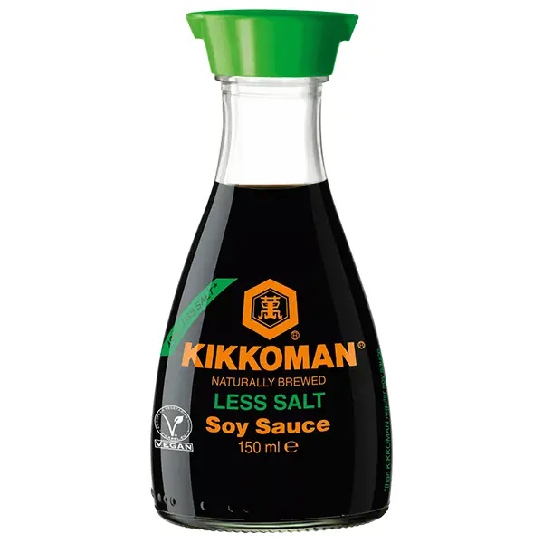 Soy Sauce Less Salt Kikkoman 150ml