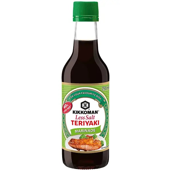 Kikkoman Less Salt Teriyaki Marinade 250ml