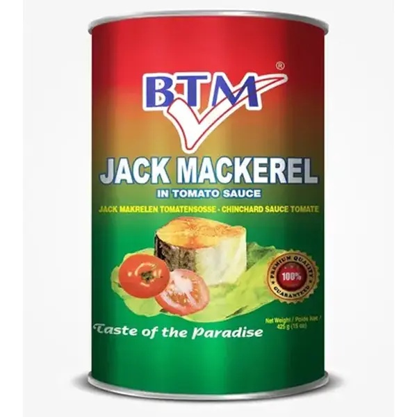 Jack Mackerel in Tomato Sauce BTM 425g