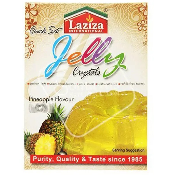Jelly Crystals Pineapple Flavour Laziza 85g