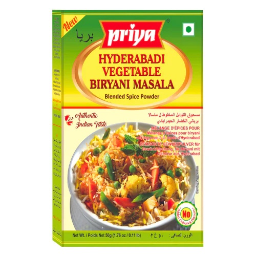 Hyderabadi Vegetable Biryani Masala Priya 50g