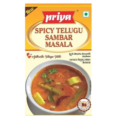 Spicy Telegu Sambar Masala Priya 50g