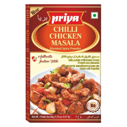 Chilli Chicken Masala Priya 50g