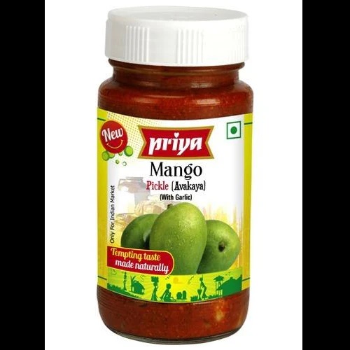 Mango (Avakaya) Pickle without Garlic Priya 300g