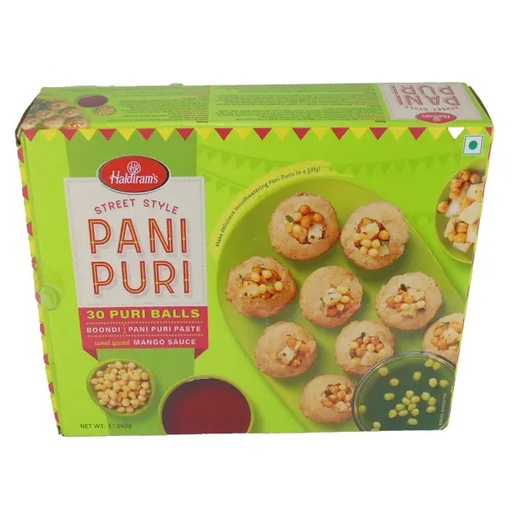 30 Pani Puri Balls with Boondi & Mango Sauce