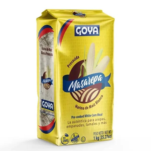 Harina De Maiz Blanco Goya 1kg