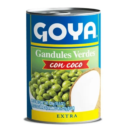 Gandules Verdes con Coco Goya 425g