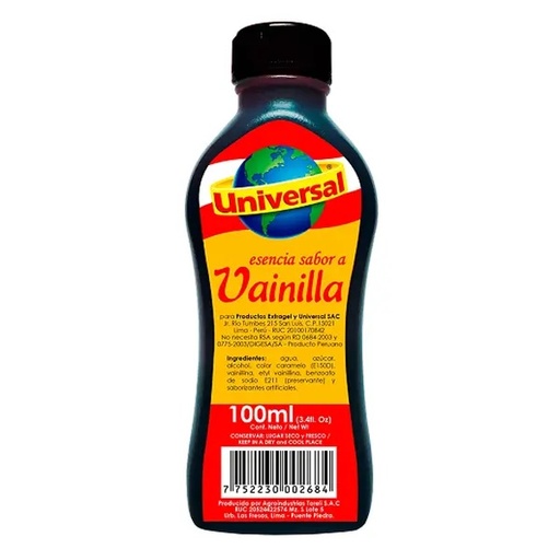 Esencia de Vainilla Universal 100ml