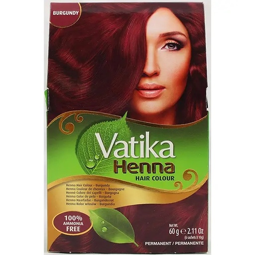 Vatika Henna Hair Colour Burgundy 60g