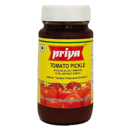 [RC15/RW4] Tomato Pickle without Garlic Priya 300g