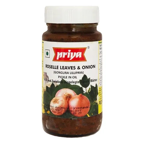 [RC15/RW4] Roselle Leaves & Onion Pickle Priya 300gm