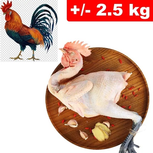 Gallo Testa e Zampe +/- 2.5kg