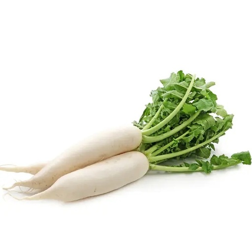 Daikon con foglia